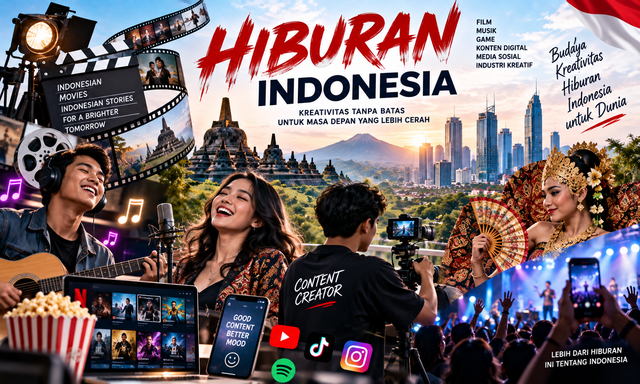 Dunia Hiburan Indonesia: Perkembangan, Tren, dan Peran Industri Kreatif di Era Digital Dunia-Hiburan-Indonesia-di-Era-Digital