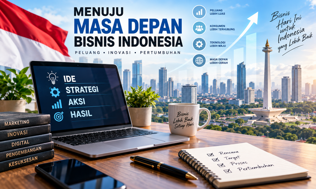 Perkembangan bisnis di Indonesia di era digital dengan teknologi, strategi, dan peluang pertumbuhan bisnis