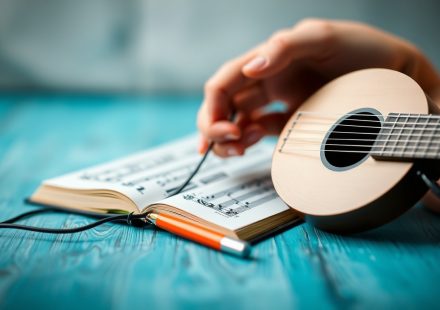Orang mendengarkan musik dengan headphone sambil bersantai di ruangan nyaman
